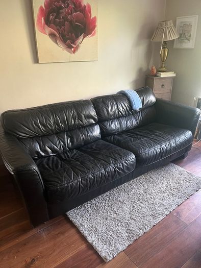 Genuine leather sofa