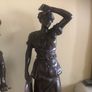 Antique Solid Bronze Figures Image 3