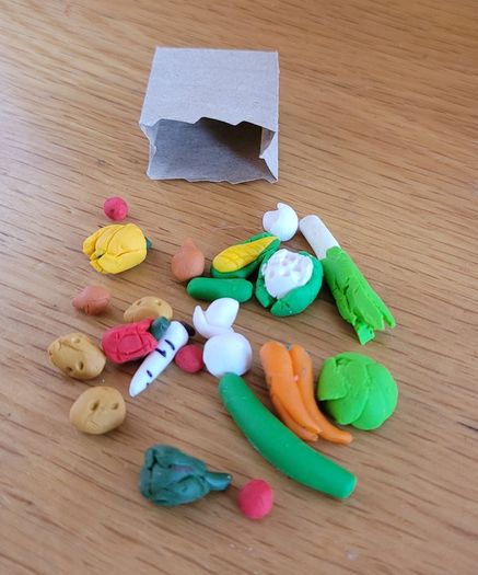 Miniature shop, dolls house groceries, food, sweets