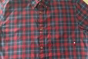 Tommy Hilfiger Red Plaid Shirt  XL