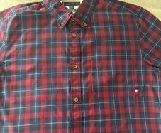 Tommy Hilfiger Red Plaid Shirt  XL