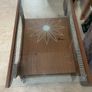 Lovely Glass Topped Wooden Coffee Table - Can Deliver Image 2