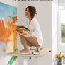 Electric Standing Desk Height Adjustable 120 x 60 cm Image 5