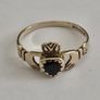 Vintage 9ct Yellow Gold Claddagh Ring Image 4