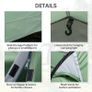 Three-Man, Two-Room Tent - Green Image 6