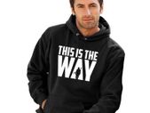 This is the Way Star Hoodie Vintage Bounty Hunter Wars Sweatshirt Hood Pullover Gunfighter Bobba Fett Galaxy Far Away New Republic