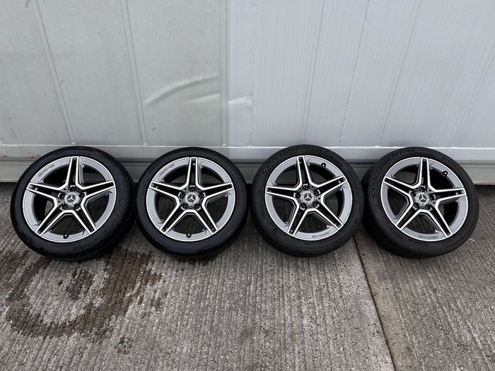 Genuine Mercedes AMG 18" Alloy Wheels - Continental Tyres