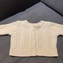 Gap baby cardigan cream size 3-6 m Image 4