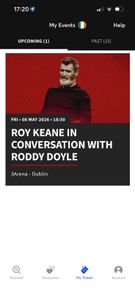 Roy Keane in conversation with Roddy Doyle