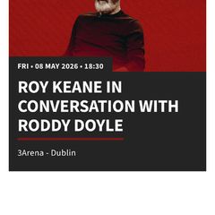 Roy Keane in conversation with Roddy Doyle