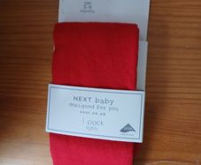 Next red baby tights