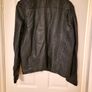 Black Rivet Genuine Leather Biker Jacket Image 3