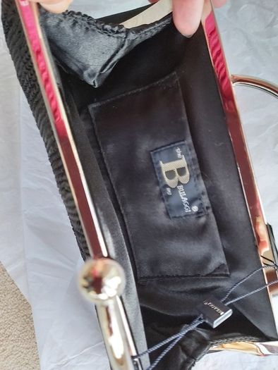 Bullaggi Black Evening Clutch Purse
