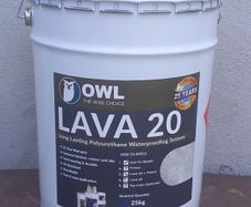 Lava 20  Liquid Rubber Waterproofing 25KG & lava 20 catalyst