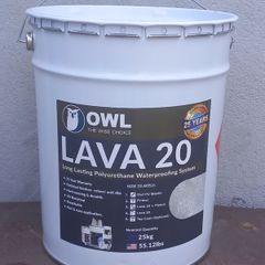 Lava 20  Liquid Rubber Waterproofing 25KG & lava 20 catalyst