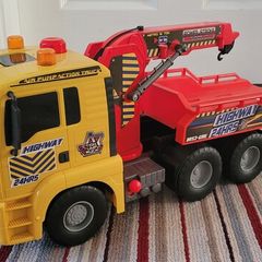Dickie Toys MAN Plastic Toy 21" Recovery Tow Truck Air Pump Action