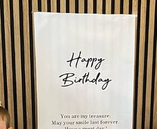 Happy birthday backdrop