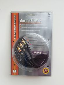 Monster Video2 high performance audio cable 2m (6.6ft) gold plated 24K