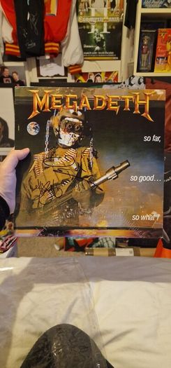 Megadeth Vinyl Signed By David Ellefson & Jeff Young