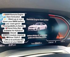 Bmw G Series Remote Start