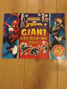 Spider-Man Giant Colour-me Pad Brand New
