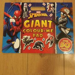 Spider-Man Giant Colour-me Pad Brand New