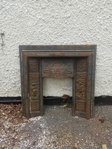 Cast iron fire surround