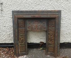 Cast iron fire surround