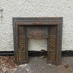 Cast iron fire surround