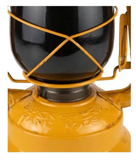 1970s Yellow Barker / Blickspero Hand Torch Lantern - Hurricane Oil Lamp