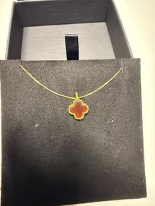 18k Gold Necklace VCA inspired