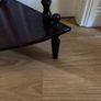 4-Tier Dark Wood Corner Whatnot/Display Shelf Unit Image 4