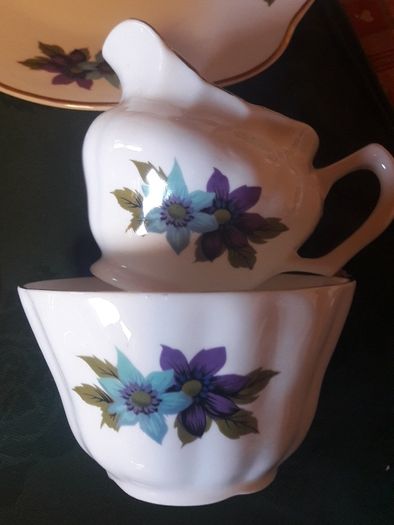 vintage 21 piece teaset