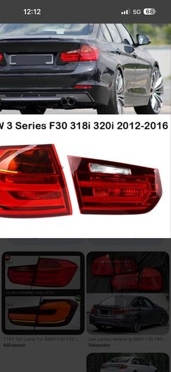 BMW F30 2012-2016 tail lights
