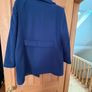 Navy ladies winter coat- NEVER worn (size 16) Image 4
