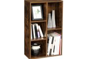Bookcase with 5 compartments  bookcase with 5 compartments, bookcase, display shelf, 50 x 80 x 24 cm
