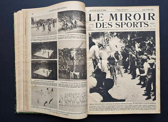 Le Miroir des Sports 1924  1925  Complete Bound Volume 686 Pages Paris Olympics