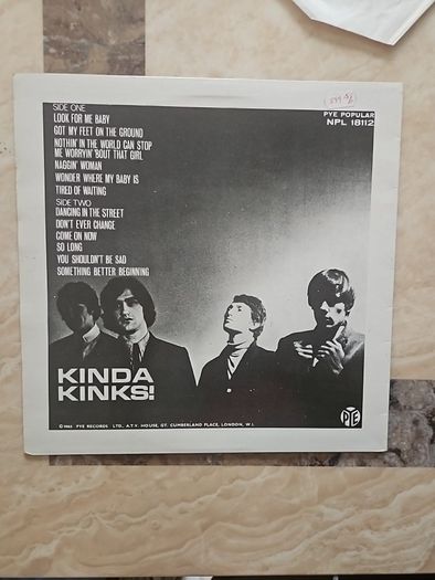 The Kinks LP - Kinda Kinks