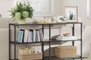 New Tempered Glass Console Table (BLACK) - FREE P&amp;P