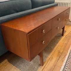 Mid-century modern style wooden sideboard