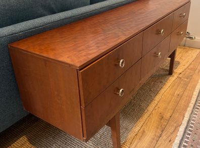 Mid-century modern style wooden sideboard