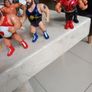 Vintage 1992 90s Hasbro WWF Wrestling  Series  3 Earthquake  & Typhoo Figures. (2) Image 3