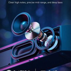 fosi c4 C4 Dynamic RGB Soundbar bluetooth NEW