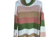 Hailys roll neck medium knit jumper. Size small/medium