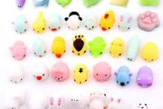 30PCS Mochi Squishy Toys, QMET Kawaii Mini Animal Squishy Toys, Soft Stress Squeeze Toys, Stress Relief Toys, Fidget Party Bag fillers for Kids (FREE POSTAGE)