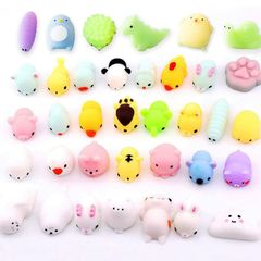 30PCS Mochi Squishy Toys, QMET Kawaii Mini Animal Squishy Toys, Soft Stress Squeeze Toys, Stress Relief Toys, Fidget Party Bag fillers for Kids (FREE POSTAGE)