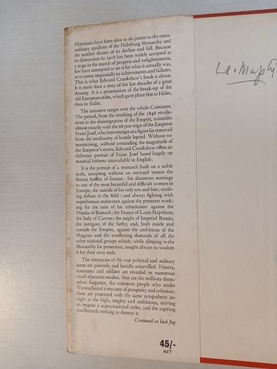 The Fall of the House of Habsburg by Edward Crankshaw