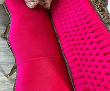 Pink furniture and decorative flowers (3)