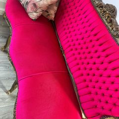 Pink furniture and decorative flowers (3)