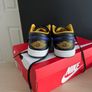 Mens Nike Air Jordan 1 Low "Dark Concord" - 553558 075 - Black Dark Concord Taxi Image 3